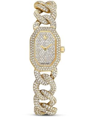 Swarovski Dextera Chain Watch, 44Mm X 19Mm - Metallic