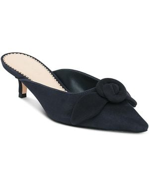Cinq À Sept Layla Suede Kitten Heel Pumps - Blue