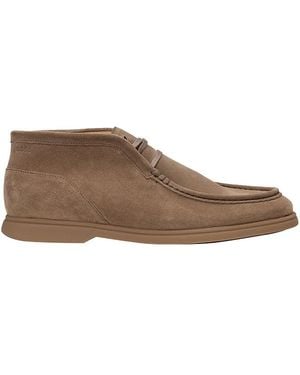 BOSS Hugo Suede Sienne Chukka Boots - Brown