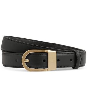 Reiss Hazel Buckle Belt - Black