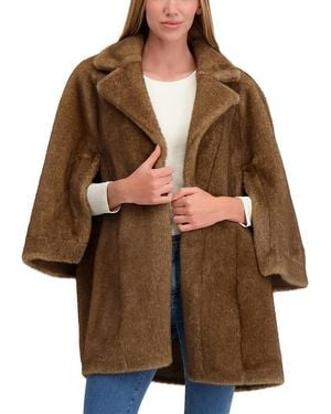 Lyla Grant Faux Fur Mink Jacket - Brown