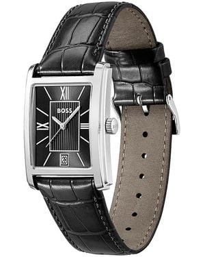 BOSS Principle Dress Watch, 28Mm X 29Mm - Black