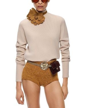 Pinko Nizza Wool & Cashmere Turtleneck Sweater - White