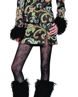 Anna Sui Tapestry Mini Skirt - Black