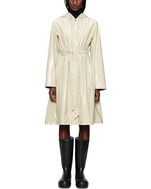 Rains A Line Waterproof Jacket - White
