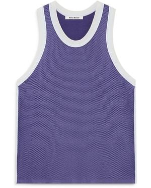 Wales Bonner Rio Relaxed Fit Tank - Purple