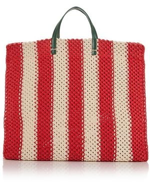 Clare V. Summer Simple Tote - Red