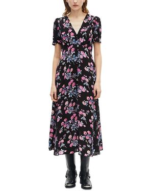 The Kooples Floral Print Dress - Blue