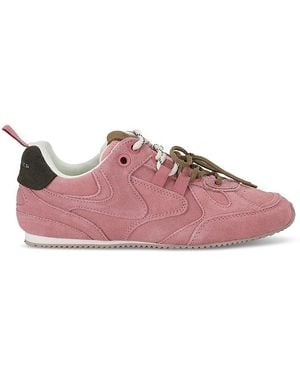 Kurt Geiger K Slim Runner Suede Sneakers - Pink