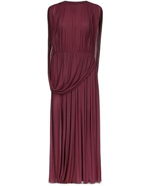 FFORME Kahlo Asymmetric Draped Loop Jersey Dress - Purple