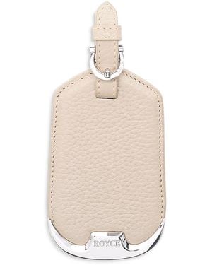 ROYCE New York Legendary Luggage Tag - Natural