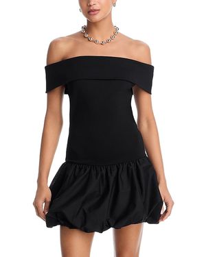 12 month black dress shirt Scuba Plunge Mini Dress L main image 0