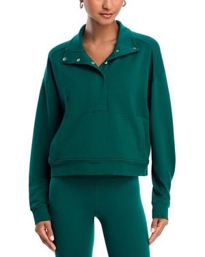 Aqua Everywhere Henley Sweatshirt - Green