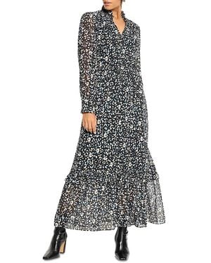 NIC+ZOE Femme Cheetah Anabelle Dress - Gray