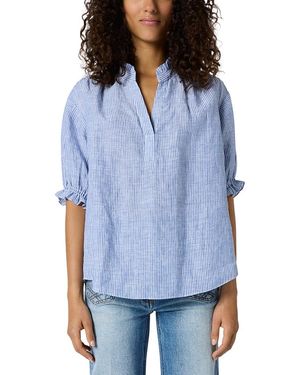 Gerard Darel Cezia Linen Top - Blue