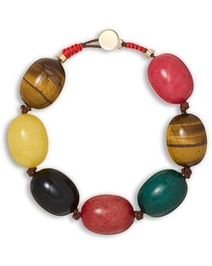 Roxanne Assoulin The Pebble Stone Statement Bracelet - Red
