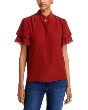 FRAME The Silk Arcadia Tiered Sleeve Top