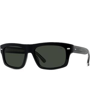 Vuarnet Lifestyle Rectangular Sunglasses, 56Mm - Black