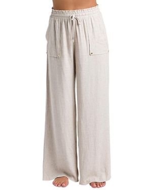 La Blanca Delphine Beach Cover Up Pants - Gray