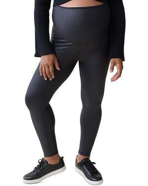 Ingrid & Isabel Maternity Gloss Leggings - Black