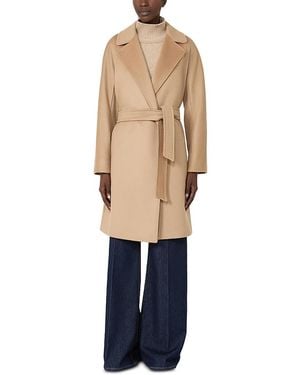 Weekend by Maxmara Wkdpedale Wool Belted Coat - Natural