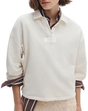 Rag & Bone Vintage Terry Oversized Sweatshirt - White