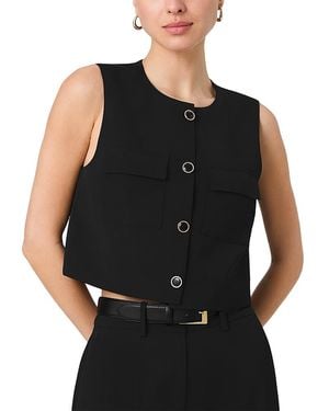 French Connection Harry Sleeveless Boxy Top - Black