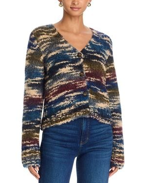 Veronica Beard Monae V Neck Cardigan - Blue