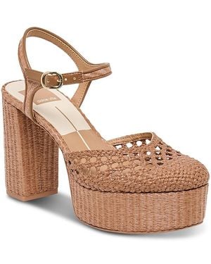 Dolce Vita Gero Platform Sandals - Brown