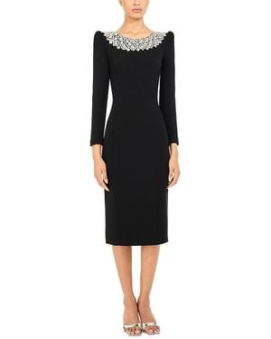 Jenny Packham Jacquetta Embellished Midi Dress - Black