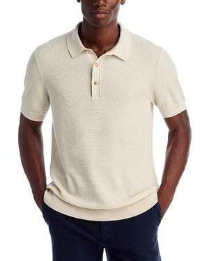 BOSS Iannoti Knit Polo Shirt - Natural