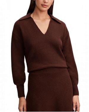 EVER NEW Sammie Collared Sweater
