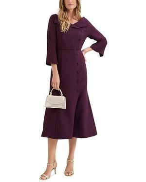 Phase Eight Sienna Tux Dress - Purple