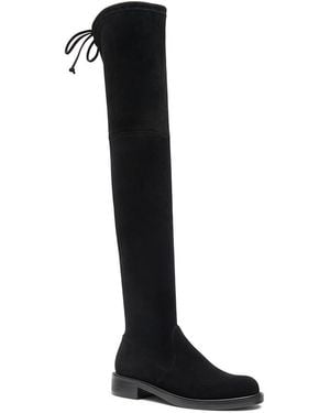 Stuart Weitzman Giseleland Suede Over-The-Knee Boots - Black