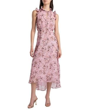 Santorelli Sasha High-Low Dress - Pink