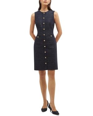 Hobbs Bria Tweed Dress - Black