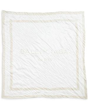 Balenciaga Fragrance Scarf - White