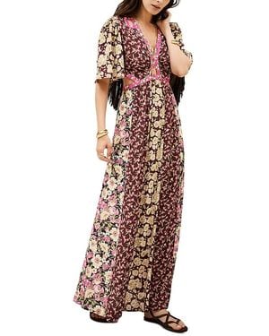 Ba&sh Ilma Floral Print Dress - Brown