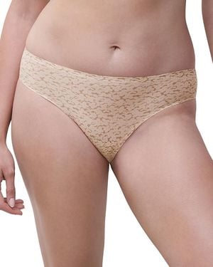 Chantelle Seamless Print Bikini - Natural