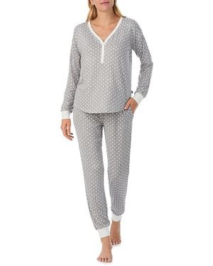 Kate Spade Henley Pajama Set - Gray