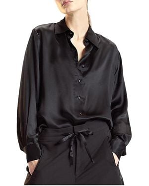 Cynthia Rowley Collectible Silk Shirt - Black