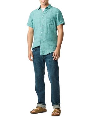 Rodd & Gunn Palm Beach Short Sleeve Slim Fit Shirt - Blue
