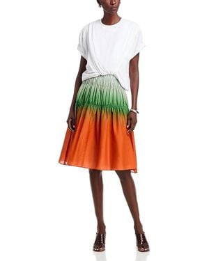 3.1 Phillip Lim T Shirt Combo Dress - Red