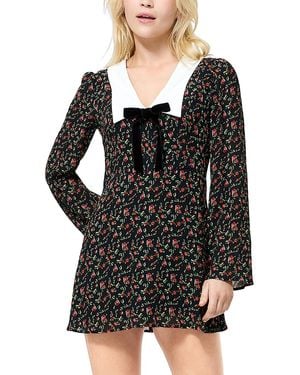French Connection Yasmin Crepe Collared Dress - Black