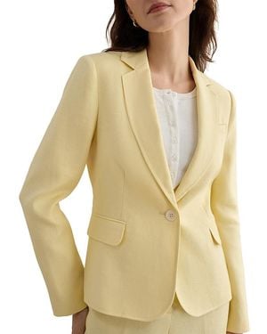 Hobbs Adalee Linen Jacket - Natural