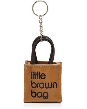 Bloomingdale's Little Bag Key Fob - Brown