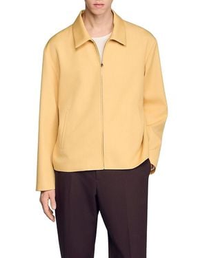 Sandro Zip Up Jacket - Blue