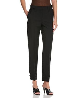 Versace Wool Blend Lightweight Pants - Black