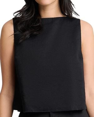 Onia Boatneck Shell Top - Black