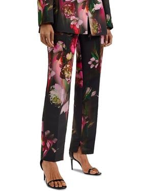Ted Baker Okunit Slim Leg Pants - Red